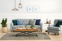 Hanah Home Towly - Mesa de centro Nogal